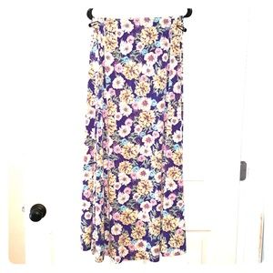 Lula Roe xl maxi skirt floral print